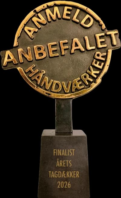 Anmeld Håndværker – Anbefalet, finalist Årets Tagdækker 2026