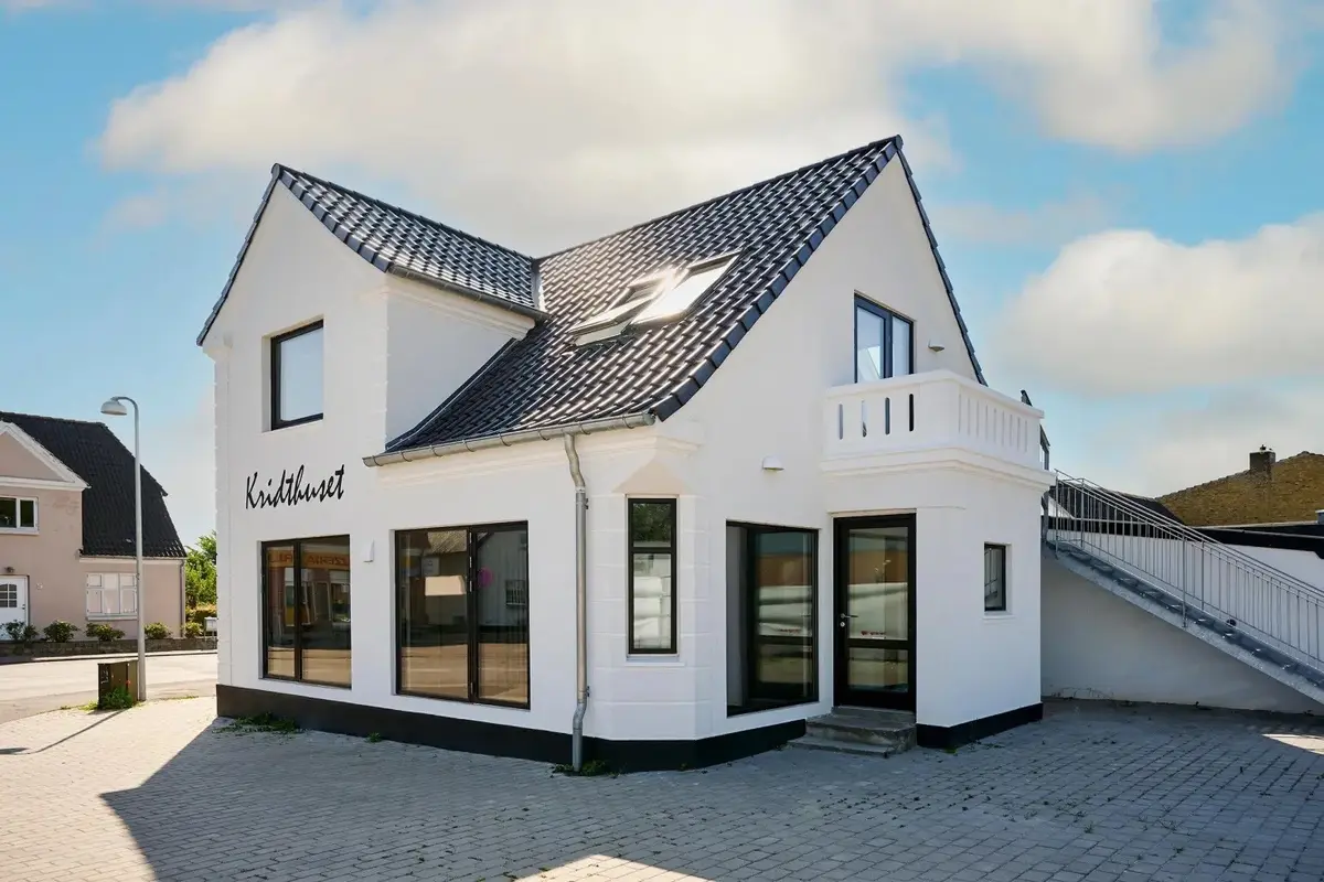 Kridthuset – tag og facade – efter