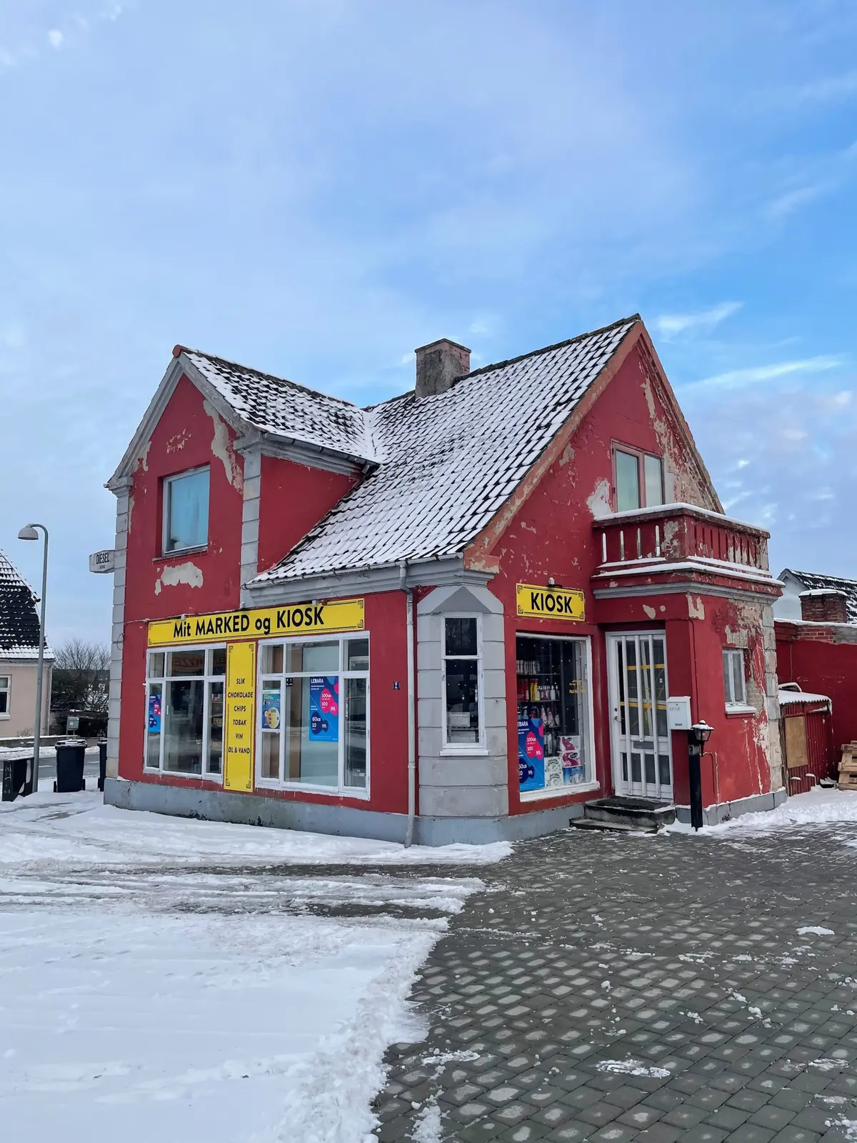 Kridthuset – tag og facade – før
